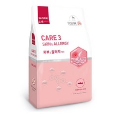 네츄럴랩 강아지 케어 유기농 기능성 사료, 피부/피모+알러지, 2kg, 1개