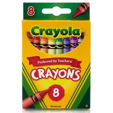 Crayola 크레용 학용품 클래식 색상 8개입, 1 - 크레파스룸