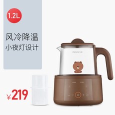 해외 지니 자동온도조절 분유 차 포트유리주전자 스마트 보온-15945, 옵션05, 단일옵션