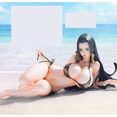 원피스 루피 여자친구 보아 핸콕 pop 칠무해 비키니 피규어, 핸콕 9cm + 핸콕개