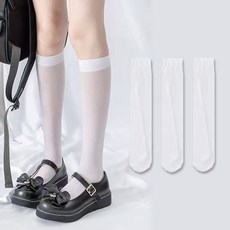 허니데일 발레코어 시스루 장목 양말 루즈삭스 3p