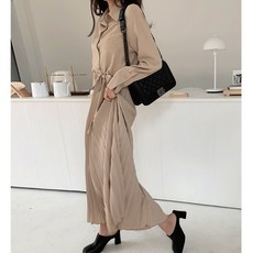 주름원피스 77사이즈여성쇼핑몰 44사이즈 상견례옷차림 4월 5월하객룩