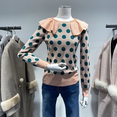 레니본 도트니트/RPS2919