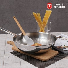 [스위스투가르투] 엠보 스텐 통5중 궁중팬28cm, 상세 설명 참조