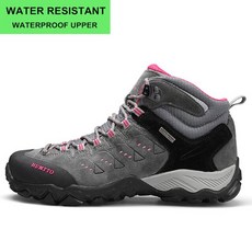 경량 등산화 HUMTTO-여성용 방수 하이킹 신발 가죽 스포츠 사냥 등산 트레킹 부츠