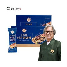 [TV상품][한과명인명장] 김규흔의 더 건강한 너츠 영양바 80봉 세트(40봉x2박스)
