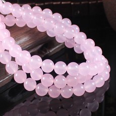 케이댄스 산주 핸드메이드 DIY 크리스탈 부품 바칸디핑크 석영암 옥골수 옥석 공예구슬 자 절반 기재