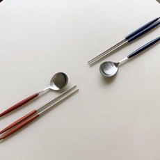 아트박스/허쉬팰러스 한국 국산 몽블랑 프리미엄 수저 세트 숟가락 젓가락 세트, 와인, 1개