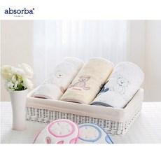 [압소바]제이디 타올(무연사) [아기 손수건 증정], 옵션선택, 곤색