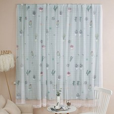 작은창이중커튼