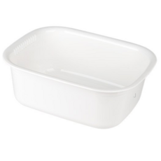 블랑 국산 사각 설거지통, WHT/화이트, 40개