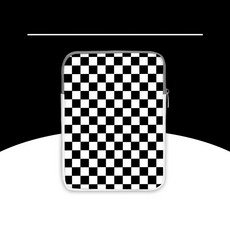 체크아이패드파우치