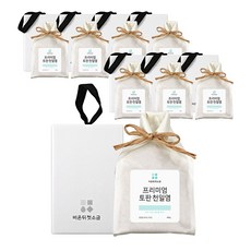 비온뒤첫소금 프리미엄 구운소금 400g +선물용 박스 8세트, 8개