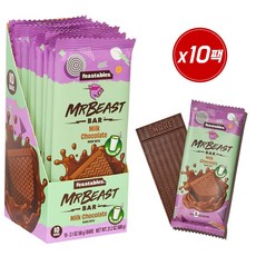 미스터비스트 초콜릿 피스터블 초콜릿 밀크초콜렛맛 10팩 세트, 10개