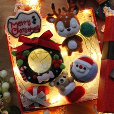 고슴도치양모인형