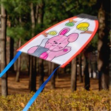 야외놀이 고무줄 연날리기 만들기 어르신미술 수업재료 방과후미술 방문미술 수업키트, 1개, 호작도