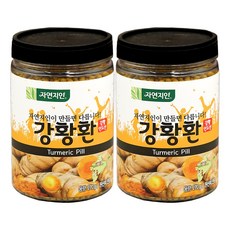 자연지인 강황환 인도산 강황 용기형 270g, 2개