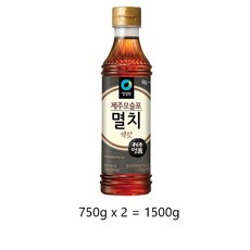 청정원 제주모슬포멸치액젓, 1.5kg, 4개