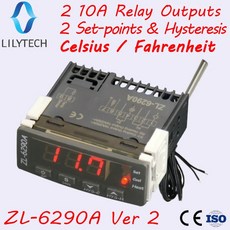 부화기 디지털 온도 컨트롤러 서모 스탯 인큐베이터 릴레이 LED 10A 가열 STC