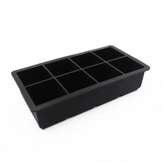 식품 등급 실리콘 아이스 큐브 사각 트레이 몰드 그리드, 1.8 grid, 1개