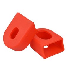 2 Pcs 자전거 크랭크 보호대 실리카 젤 자전거 경주 크랭크 부팅 프로텍터 크랭크 셋 보호 케이스 자전거 크랭크 &앰프; 체인 바퀴, 레드