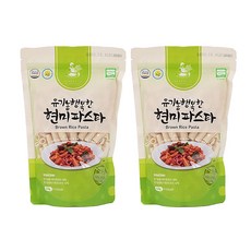 자연미담 행복한 유기농 현미 파스타 리가토니, 320g, 2개