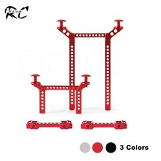 금속 TRX4 전면 후면 바디 마운트 게시물 1/10 RC 크롤러 자동차 Traxxas TRX 4 수비수 TRX 6 G63 8215 업 그레 이드 부품|부품 & 액세서리|, 1개, Black Set, 단일