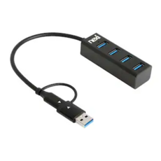 USB 3.0 젠더 USB3.1 C타입 4포트 멀티 허브 NX1275 NX1275