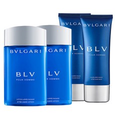 불가리 블루 옴므 애프터쉐이브기획(스킨100ml+로션100ml) x 2