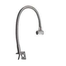LED 스위치 구즈넥 기계 도구 조명 12V 24V 10W, 20cm pipe 6000k, black body 12v, 1개