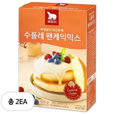 곰표 수플레 팬케익 믹스, 420g, 2개