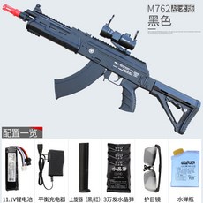 M762 전기 버스트 물총 AK47 모델 장난감 총, M762 전술블랙