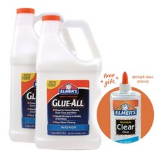 엘머스 글루올 갤런 GLUE-ALL 2개세트+ 클리어글루 266ML증정(한정수량), 3.78L