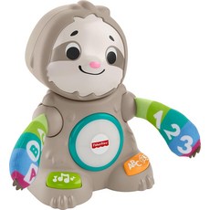 피셔프라이스 Fisher-Price Linkimals 스무스 무브 나무늘보 - 음악 조명 및 동작이 있는 상호작용형 교육용 장난감 9개월 이상 용 - 피셔프라이스댄싱로봇