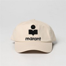 [ISABEL MARANT] [명품]럭스댓 CQ0060 TYRONY 마랑 자수 로고 캡 모자 CQ0060 00M016A ECBK