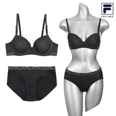 휠라 *백화점 동일 상품*브라 드로즈 FI4BAA2173F_SETDR_BLK