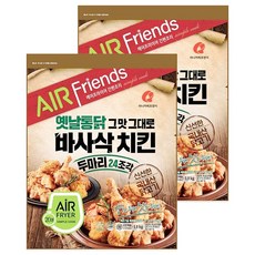 마니커F&G 바사삭치킨(두마리24조각) 1.1kg x 2팩, 1set