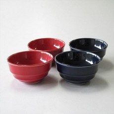 【고향 납세】 ARITA PORCELAIN LAB (아리타 포세린 랩) 붉은 유약 &amp; 먹 루리 · 파문 냄비 (소) 4 개, 4개