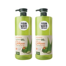 오가니아 착한 알로에 베라 헤어 샴푸, 1500g, 2개