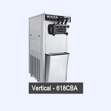 상업용 소프트 스크림 기계 전기 18-22L/H 3 가지 맛 스위트 콘 메이커 1220V 1600W, 02 Vertical - 618CBA_01 220V, 1개