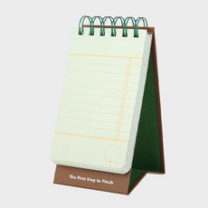 두꺼운 체크리스트 150매 할일체크 데스크플래너 탁상 스탠드 투두리스트 Checklist, 초록색
