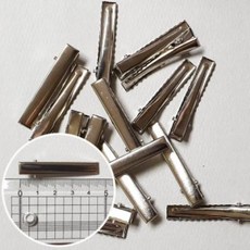 FPN913985부자재 ) 50mm(민자) 빼빼로집게핀 10p / 만들기재료 / 헤어핀 부자재 / 귀걸이만들기 / 악세서리만들