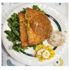 엄마손 단호박 치즈왕돈까스1팩250gx10장 업소전문용어린이돈가스, 없음, 250g, 1개