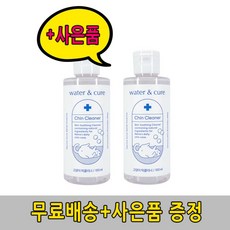 멍랩 워터앤큐어 턱클리너100ml x 2개-고양이턱드름관리 염증예방, 100ml, 2개