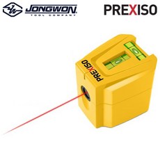 프리시쏘 prexiso laser 미니 수평 수직 10M 레이저 수평기 수평계 PL1, 1개