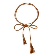 Women Girls Waist Belt PU Leather Waist Chain/Rope with Tassel/233020