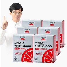 [고려은단] 비타민C1000 이지+비타민D 6박스(12개월분), 단품, 단품