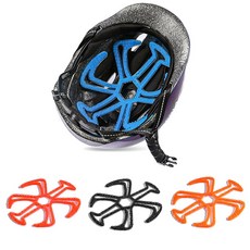 발통마켓 헬멧 쿨패드 실리콘 이너패드 머리눌림방지 오토바이 자전거 사계절, 바람개비쿨패드(6구블루2개)