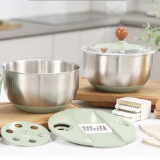 스텐빙빙 야채탈수기 스텐 믹싱볼 304 스테인리스 야채 오이지 나물 탈수 짤순이 [인포굿]