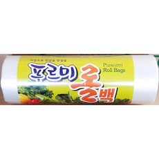 EQM318874푸르미 위생팩 25x35 롤백 롤팩 X15개 위생백 소, 1